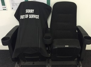 Out of Service Seat Covers by Kirwin & Simpson Seating