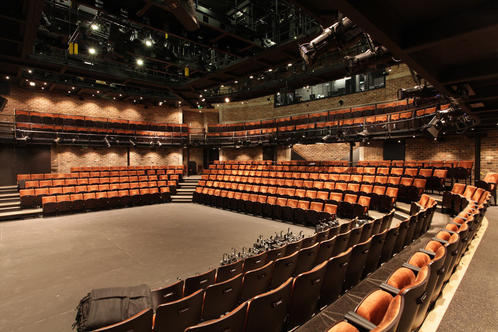 An image of the theatre seats and rows at Liverpool Everyman Theatre