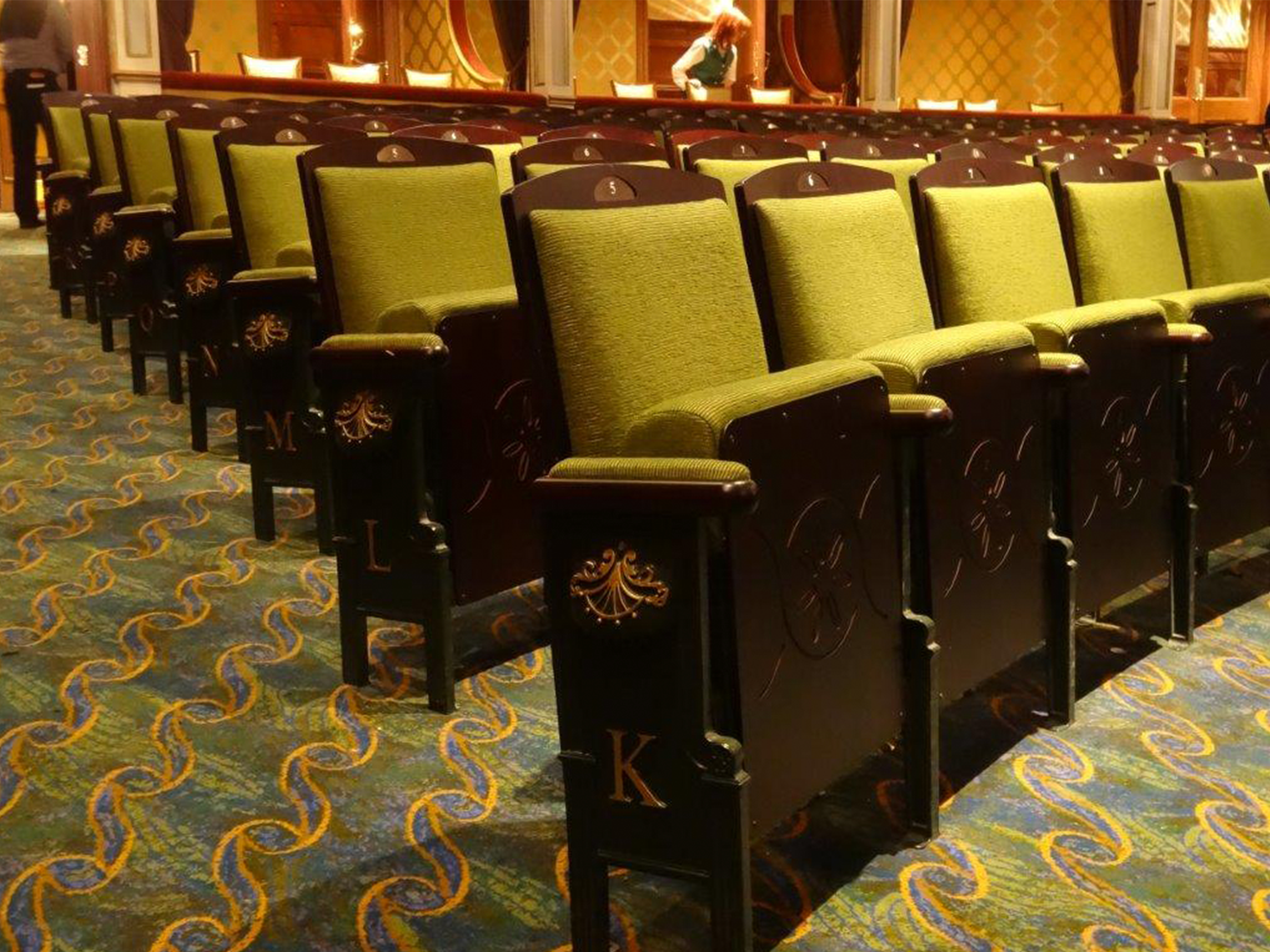 Art deco shop theater seats